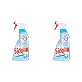 Sidolin Cristal, Glasreiniger (500ml), Sprühflasche, für einen perfekten Glanz und gegen Mikrorisse (Packung mit 2)