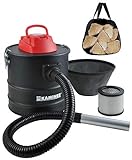 Kaminer Elektrischer Aschesauger mit 2 HEPA-Filtern 6316 für Grill, 18 l (1200 W)