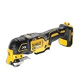 Dewalt 18 Volt oszillierendes Akku-Multi-Tool DCS355N (bürstenloser Motor, inkl. 30-teilg. Zubehör-Set für Schleif- und Sägeanwendungen, LED-Arbeitslampe, Lieferung ohne Akku u. Ladegerät)