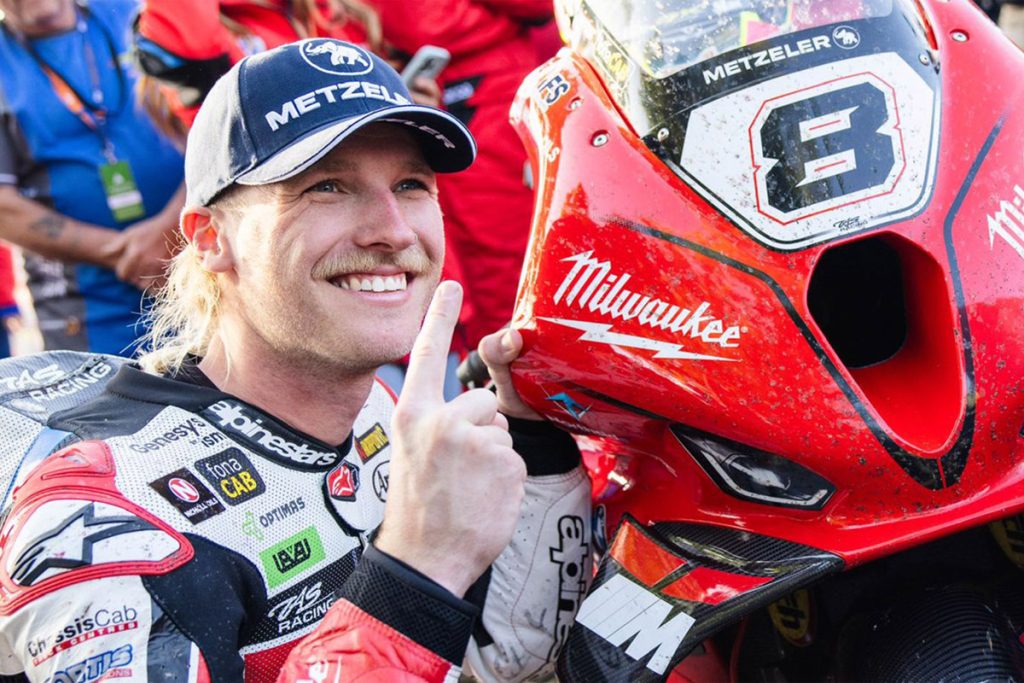 Davey Todd, Gewinner der Milwaukee Senior TT 2024 auf der Isle of Man